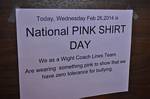 notice for pink day